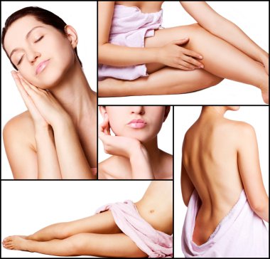 Spa collage clipart