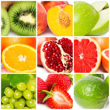 Fruit collage clipart