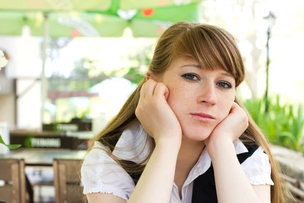 Hermosa mujer triste — Foto de Stock