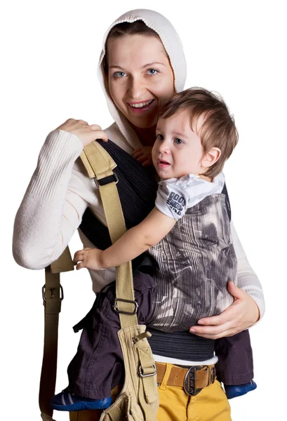 Mère avec son fils — Photo