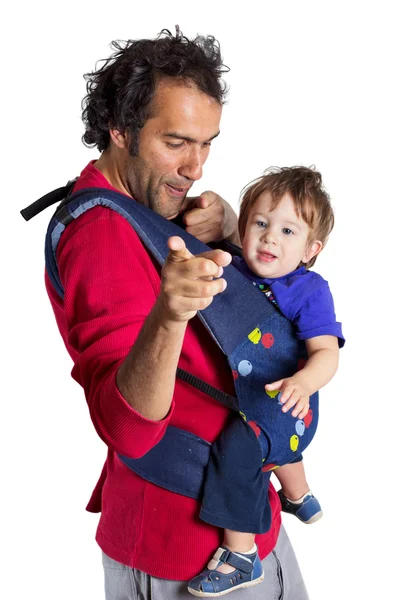 Padre con figlio — Foto Stock