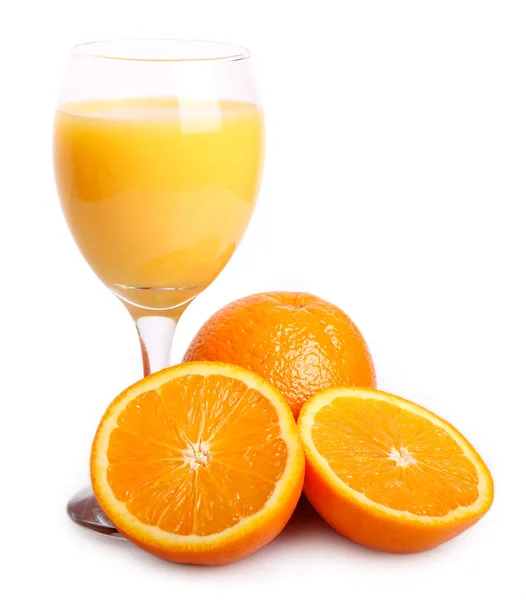 Orange douce avec jus — Photo