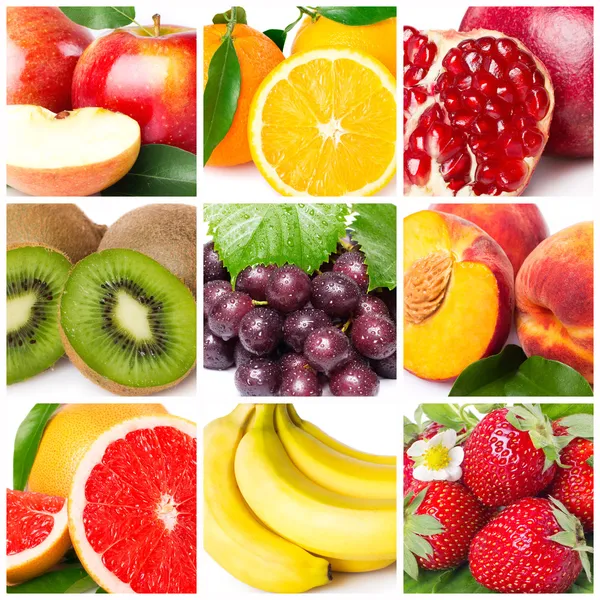 Collage di frutta — Foto Stock