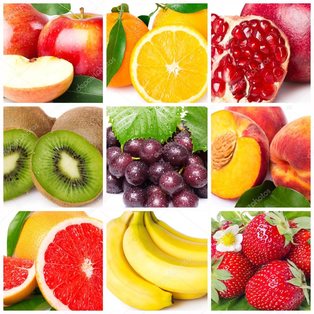 Fruit collage