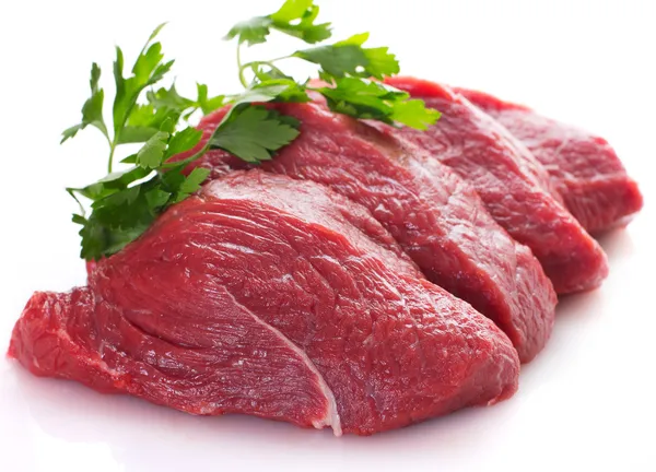 Rohes Rindfleisch lizenzfreie Stockfotos