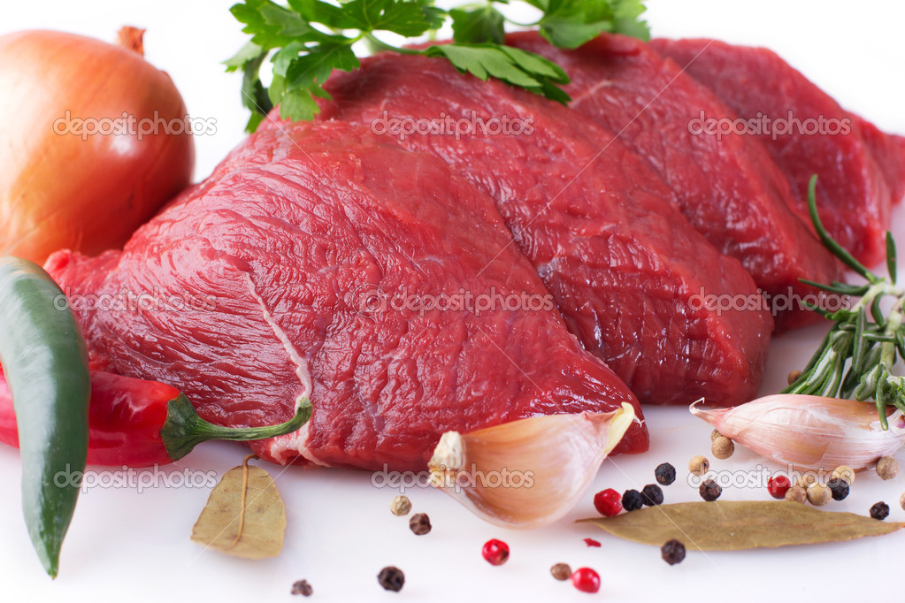 Raw beef