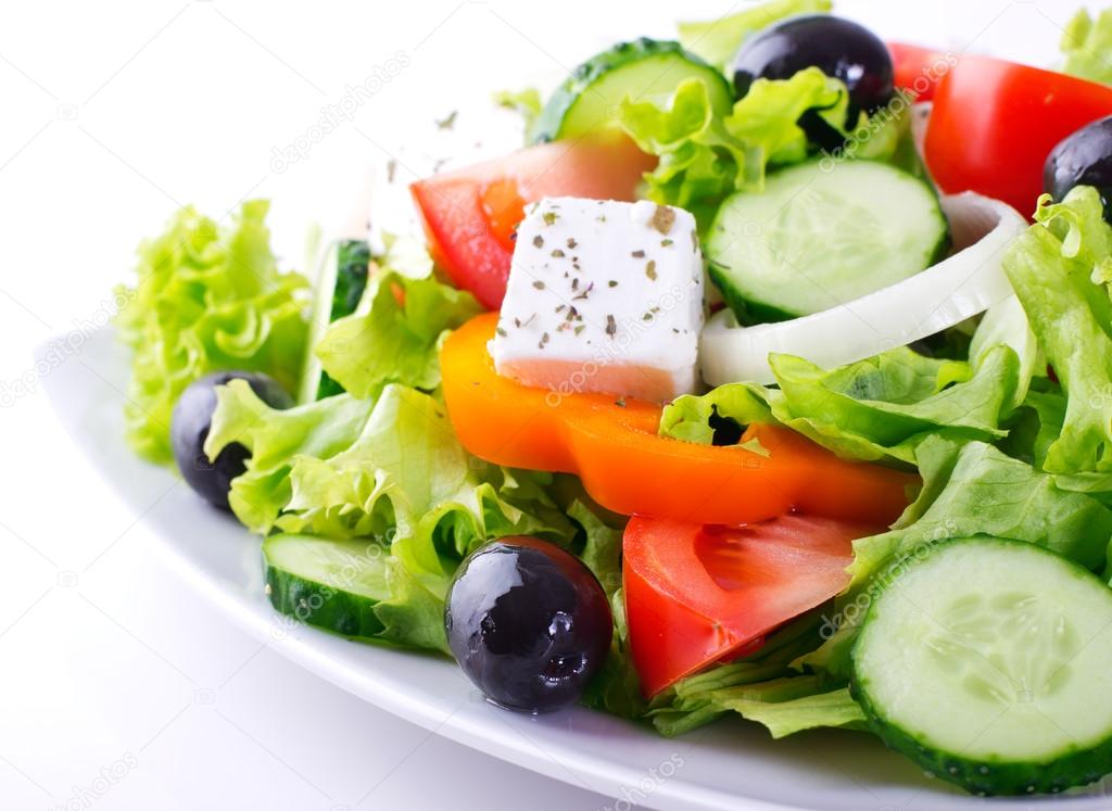 Fresh vegetable salad