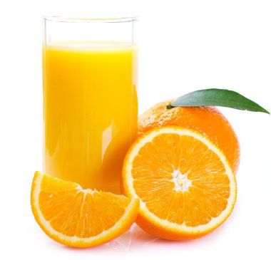 taze portakal suyu ile