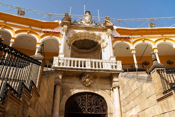 Plaza de toros de la real maestranza in Sevilla — Stockfoto