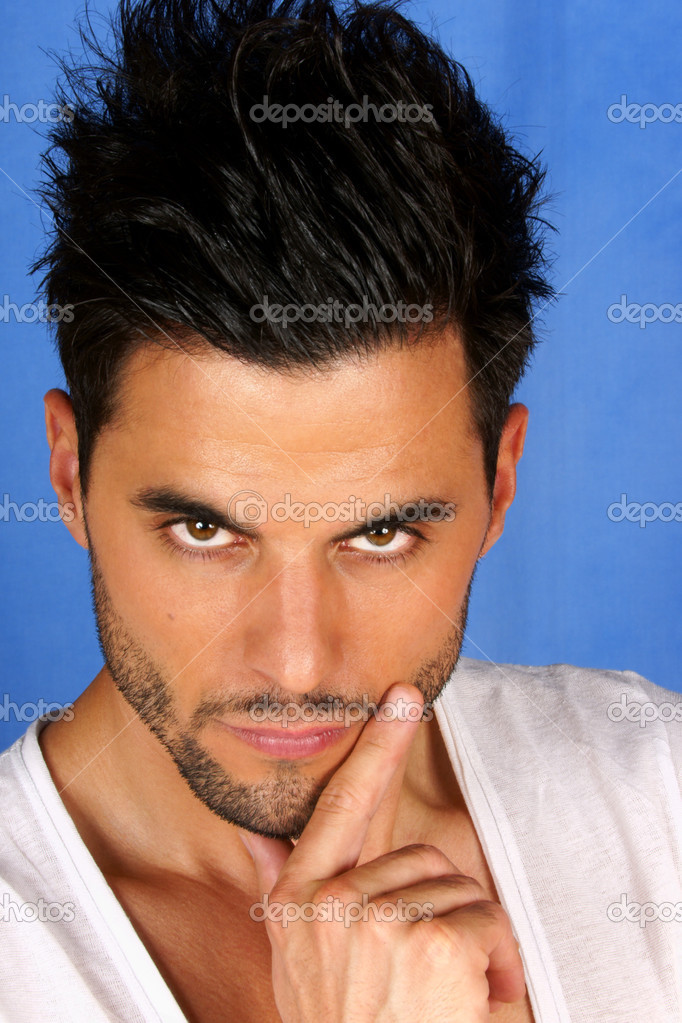 Serious handsome man Stock Photo by ©citylights 12466304