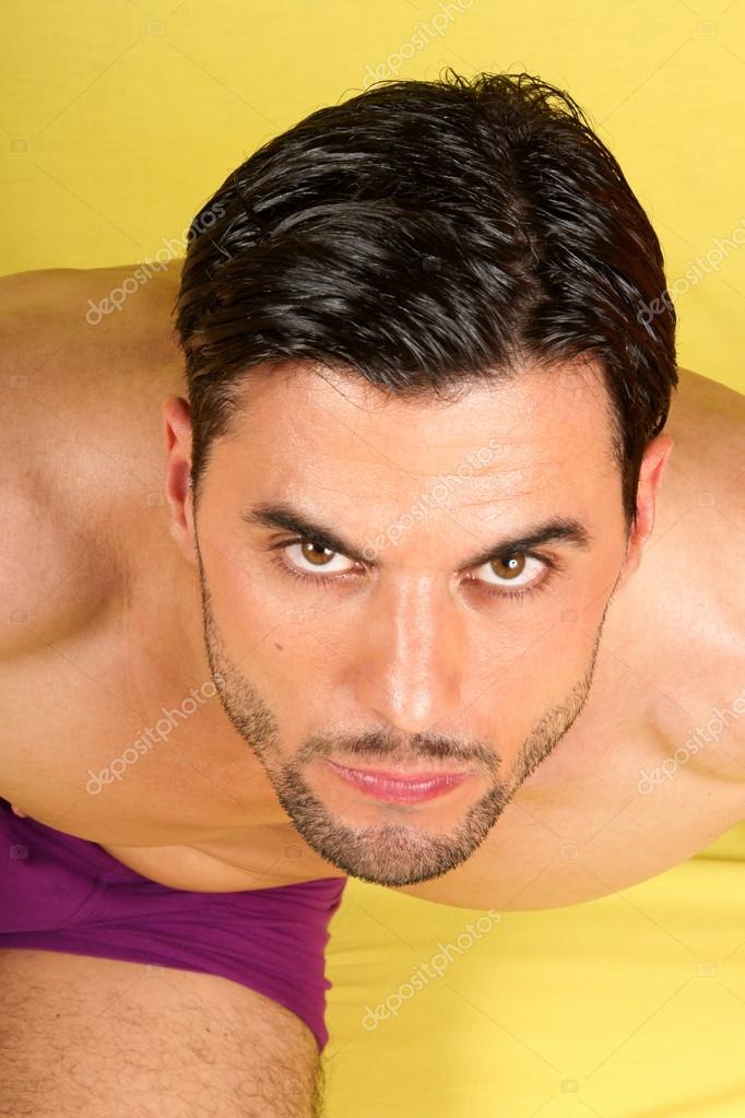 Handsome man in purple underwear Stock Photo by ©citylights 12467709 Handsome man in purple underwear Stock Photo by ©citylights 12467709