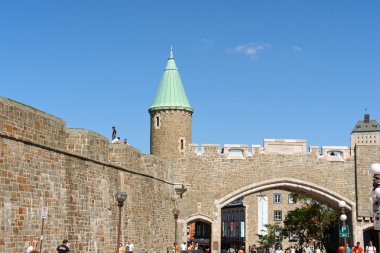 quebec City, Kanada Porte saint jean (şehir kapısı)