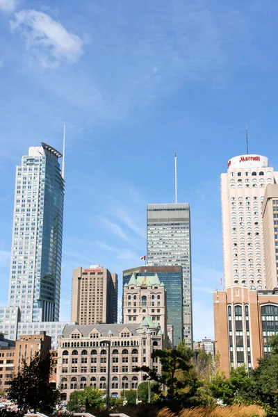 Montreal downtown skyscrapers — Stock Photo, Image