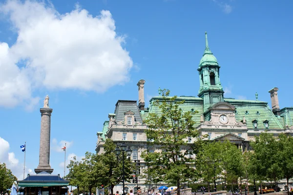 Vislumbre o Velho Montreal, Canadá — Fotografia de Stock