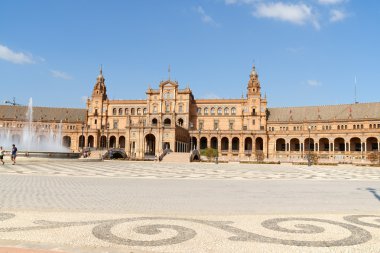 Palacio espanol Seville, İspanya