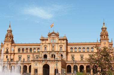 Palacio espanol Seville, İspanya