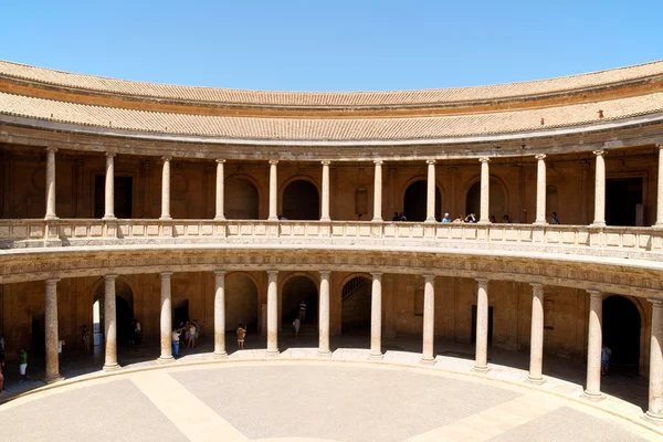 Palace of Charles V in the Alhambra, Granada, Spain — Stock Photo, Image