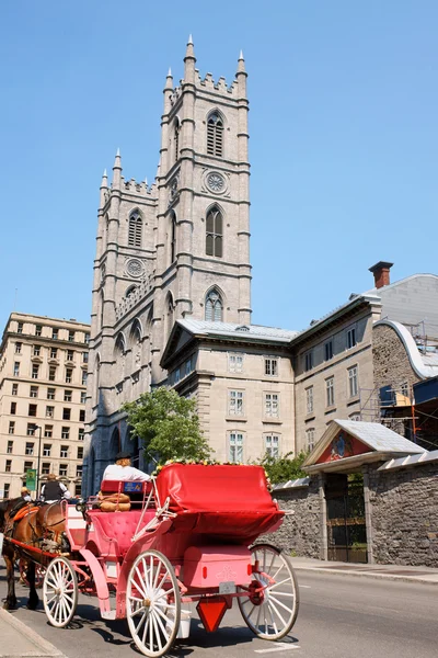 Notre dame-katedralen i montreal — Stockfoto