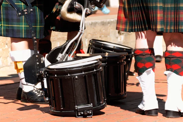 Drum players detail in Quebec City, Canada — Stock Photo, Image