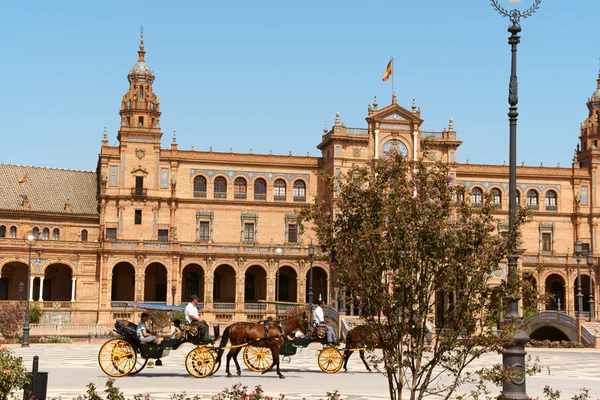 Palacio espanol in Sevilla, Spanien — Stockfoto