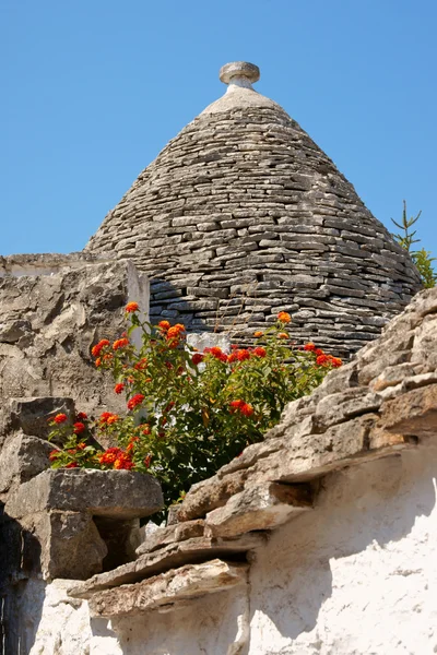 意大利Alberobello的trulli家 — 图库照片