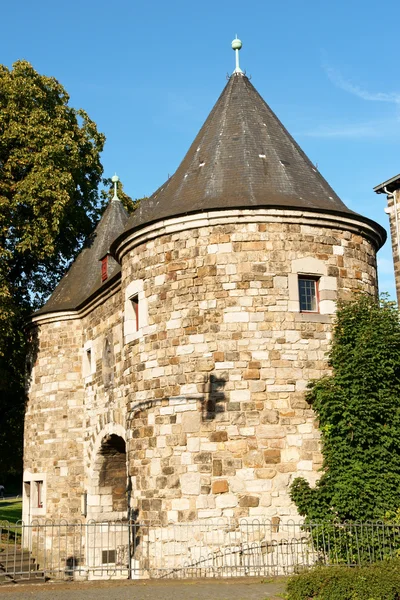 Aachen Ponttor citygate, Germany — Stock Photo, Image