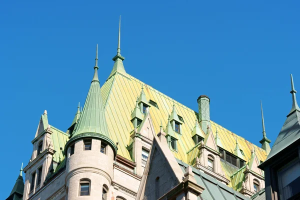 Chateau frontenac w Quebec, canada — Zdjęcie stockowe