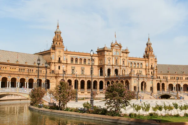 Palacio espanol in plaza de espana, Sevilla — Stockfoto