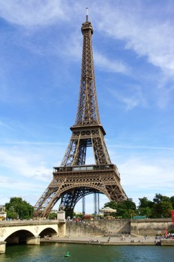 Eyfel Kulesi ve river seine, paris, Fransa