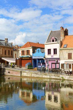 Quai belu, saint Leyi çeyreğinde amiens, france