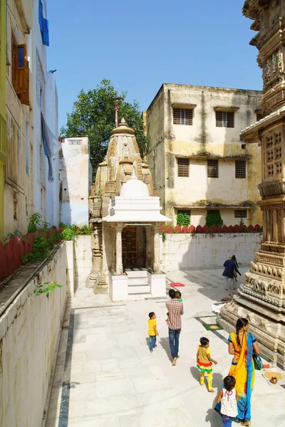 Udaipur Ινδία Αυγούστου 2016 Jagdish Temple Large Hindu Temple Situated — Φωτογραφία Αρχείου