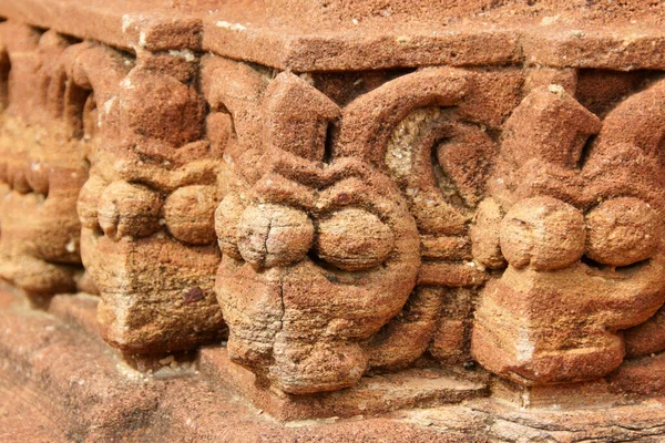 Decoraciones Talladas Piedra Templo Mandore Gardens Una Colección Varias Tumbas —  Fotos de Stock