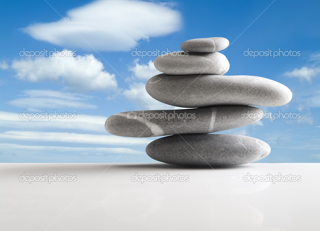 Stones pile, zen style