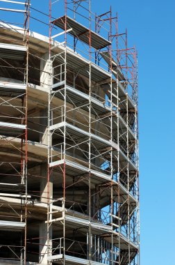 Bina yapım aşamasında