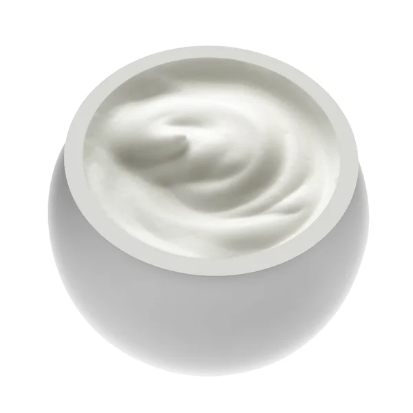 Vaso de iogurte — Fotografia de Stock