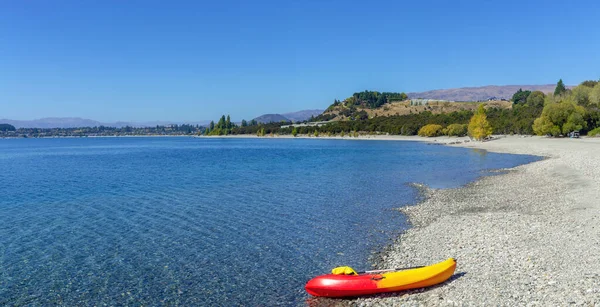 Wanaka Lake Panorama South Island New Zealand — Fotografia de Stock