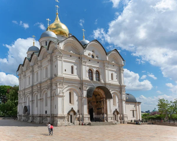 Catedral Del Arcángel Miguel Moscú Kremlin Rusia — Foto de Stock