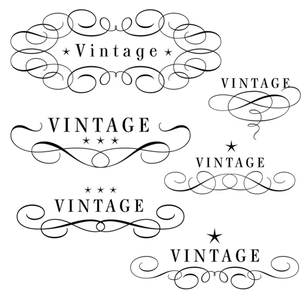 Monogramas vintage —  Vetores de Stock