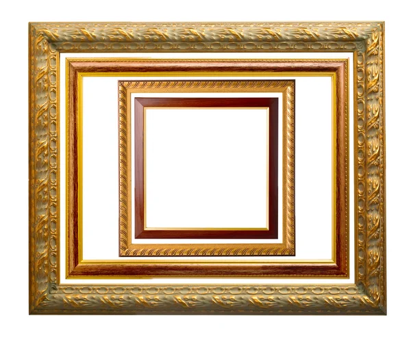 Cornice in oro — Foto Stock