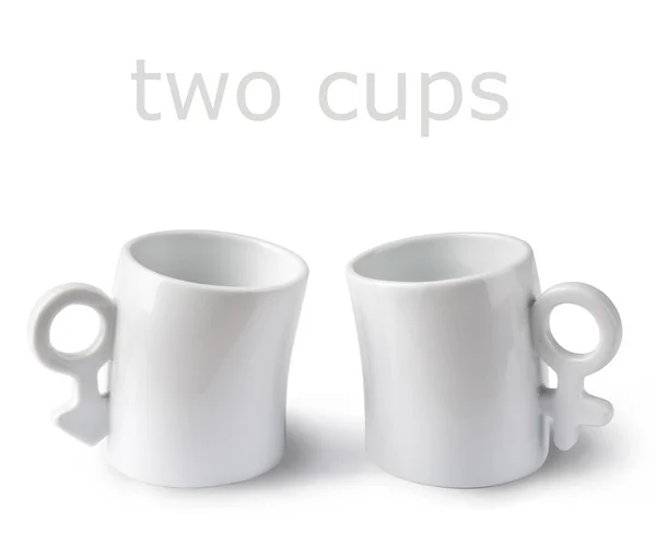 Két csésze. — Stock Fotó
