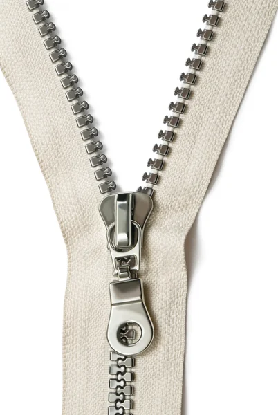 Zipper isolated — Stock Photo, Image