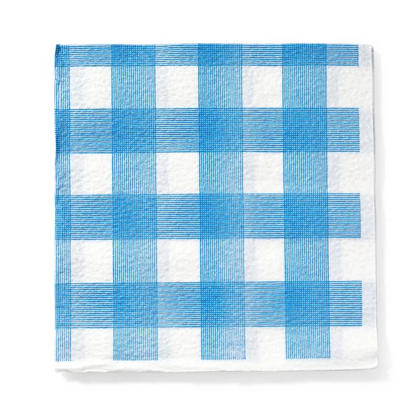 Serviette bleue — Photo