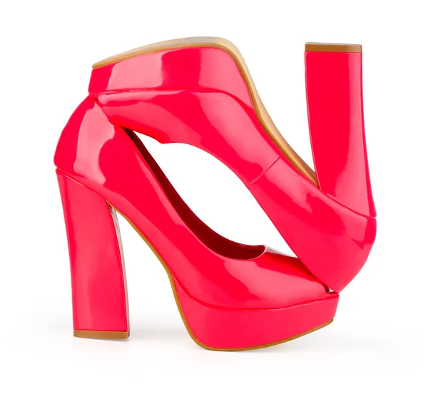 Rote Schuhe — Stockfoto
