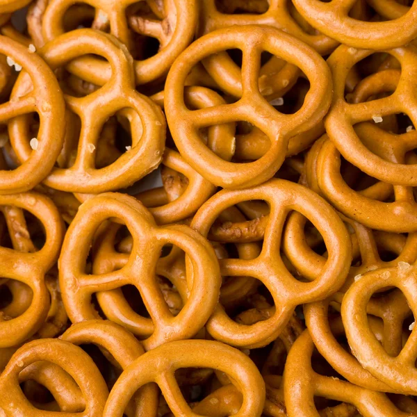 Närbild av pretzels. — Stockfoto