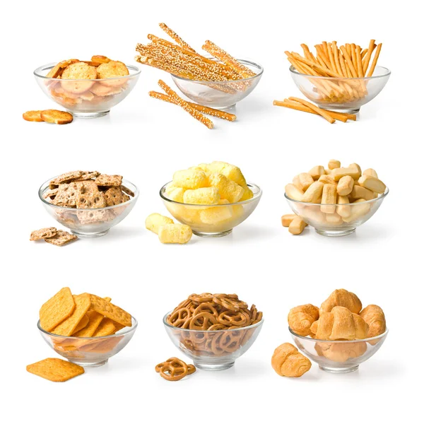 Set of snacks Royalty Free Stock Photos