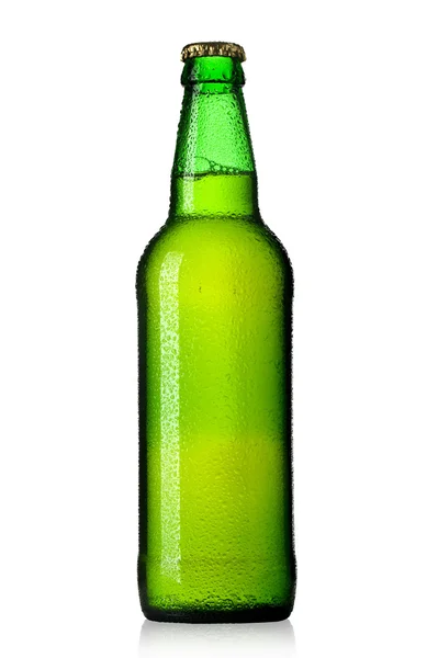 Flesje bier — Stockfoto