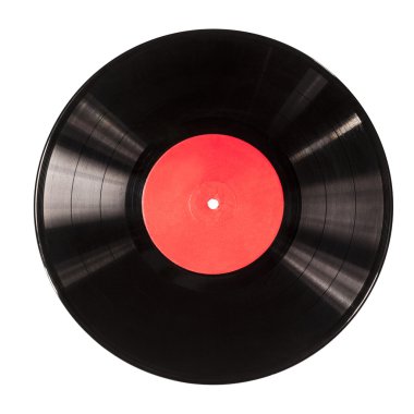 siyah vinil kaydı