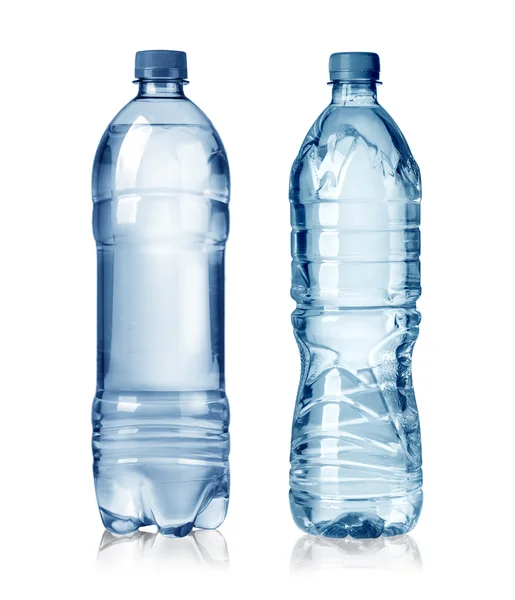 Flessen water — Stockfoto