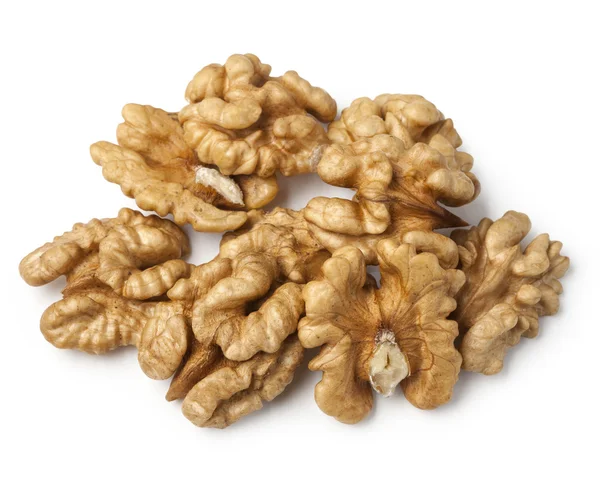 Walnut half heap — Stock Photo, Image