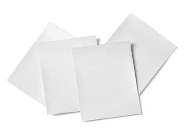 izole kağıt kartları